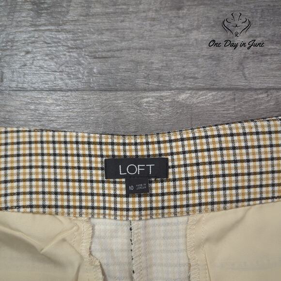 Loft Wide Leg Crop Pants Size 10 - Picture 2 of 6